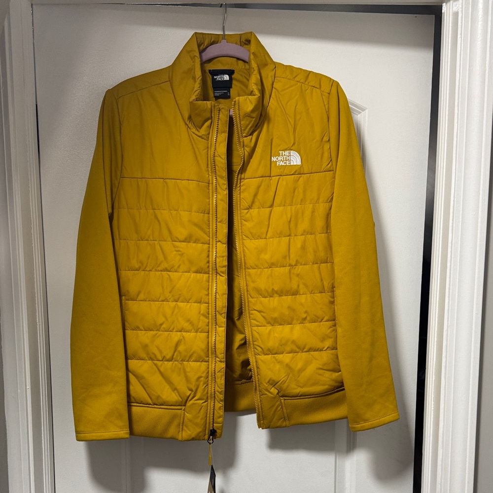 The North Face Mustard Quilted Jacket